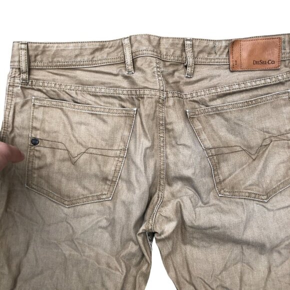 Vintage Diesel Jeans Size 36 WAYKEE Brown - Picture 6 of 8